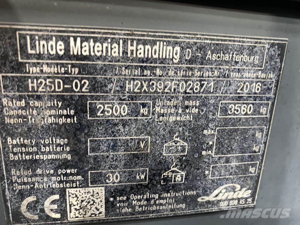 Linde H25D-02 Diesel heftrucks