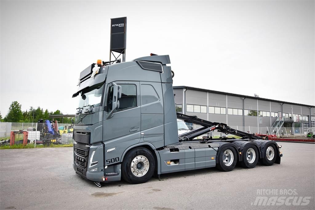 Volvo FH 500 8x4 Vrachtwagen met containersysteem