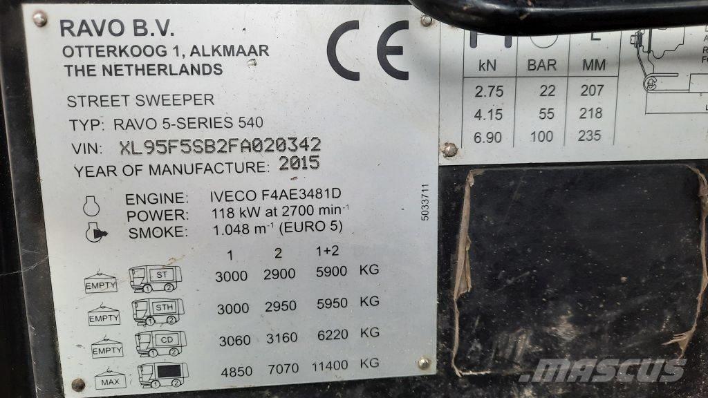 Ravo 540ST Veegmachines
