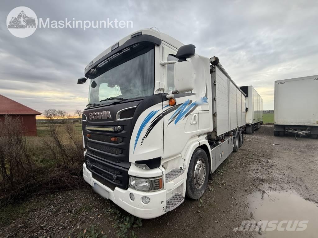 Scania R 580 Bakwagens met gesloten opbouw