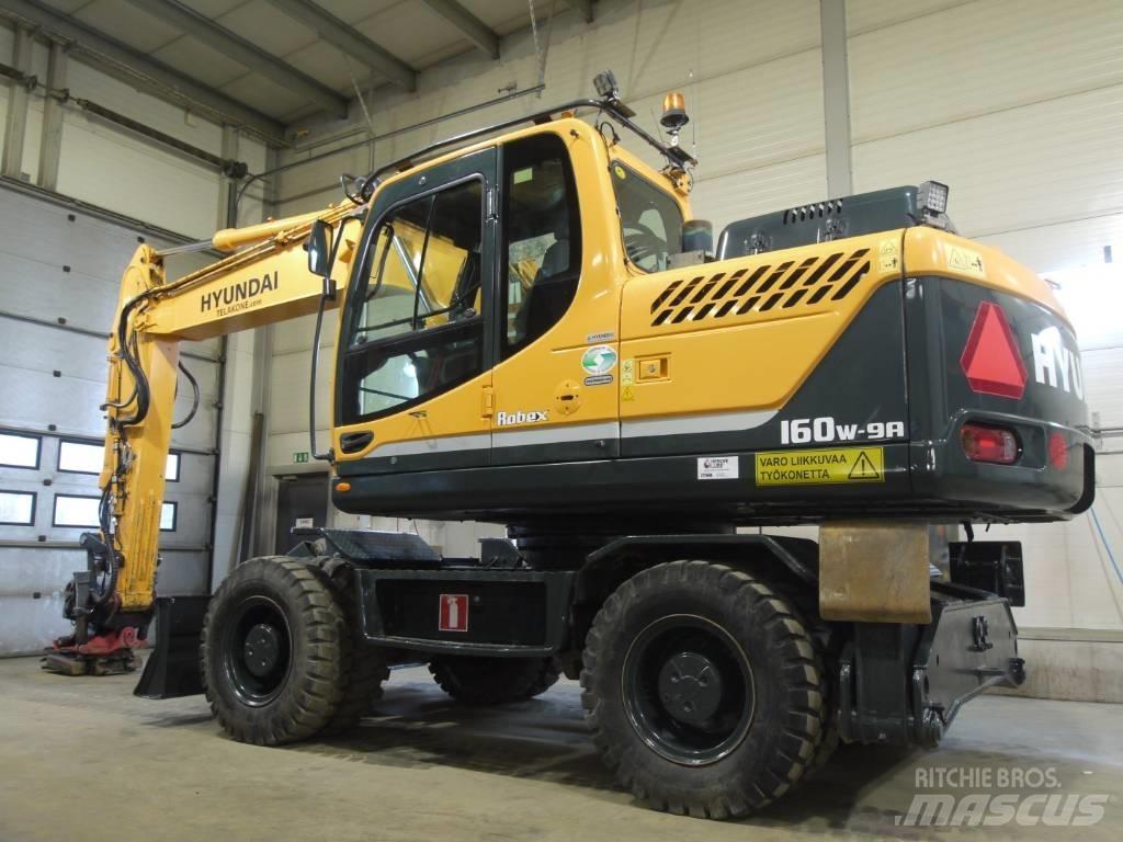 Hyundai R 160 W-9A Wielgraafmachines