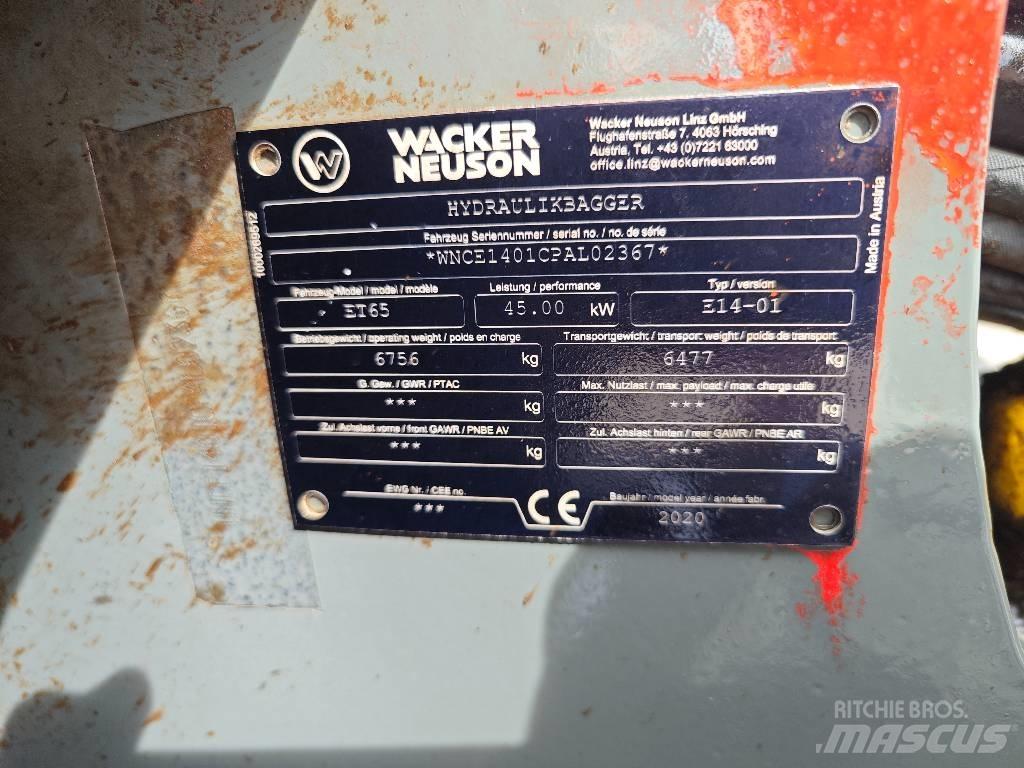 Wacker Neuson ET 65 Rupsgraafmachines