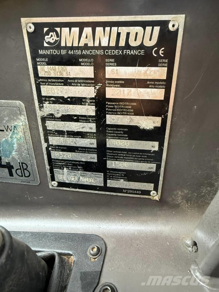 Manitou MT 1440 Verreikers
