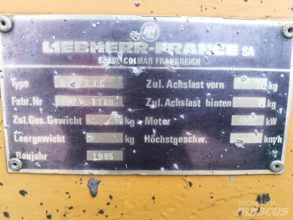 Liebherr R 922 L Rupsgraafmachines