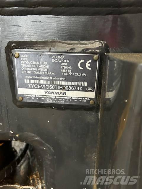 Yanmar Vio 50 Minigraafmachines < 7t