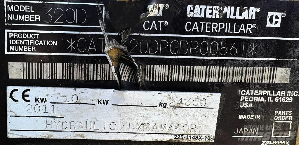 CAT 320 D L Rupsgraafmachines
