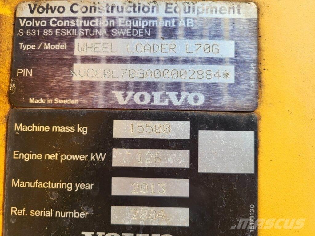Volvo L70G Wielladers