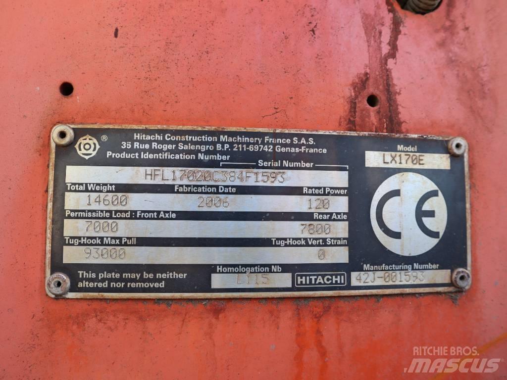 Hitachi LX 170 E Wielladers