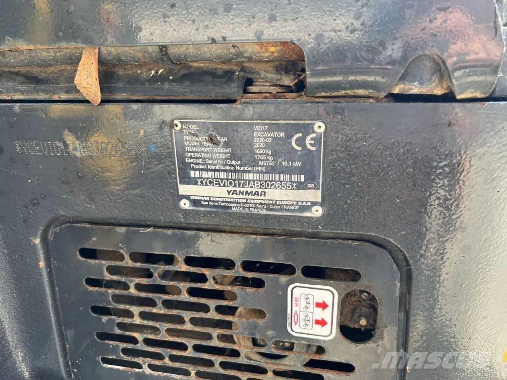 Yanmar Vio 17 Minigraafmachines < 7t