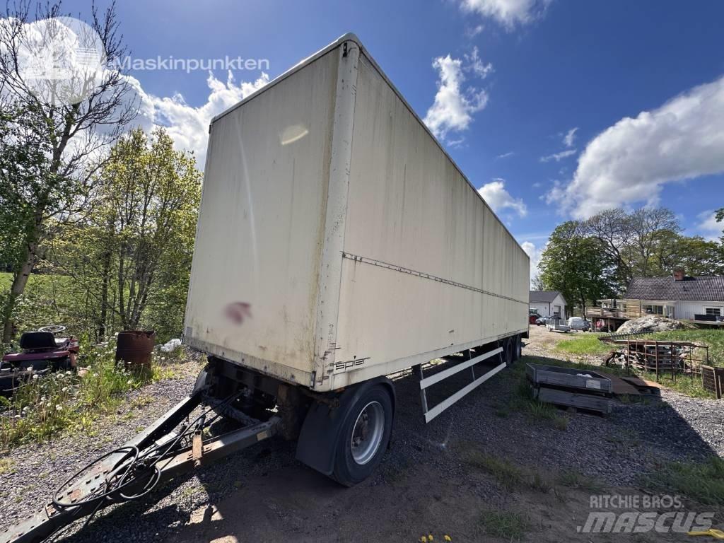 Spier AGL 390 Gesloten opbouw trailers