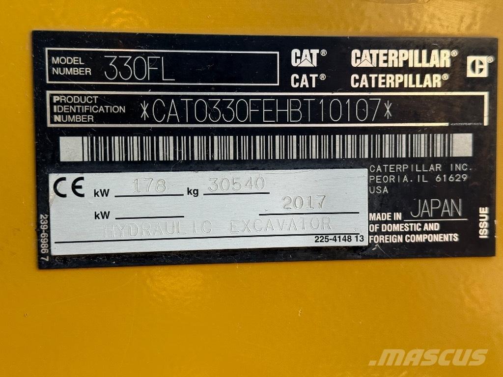 CAT 330 FL Rupsgraafmachines