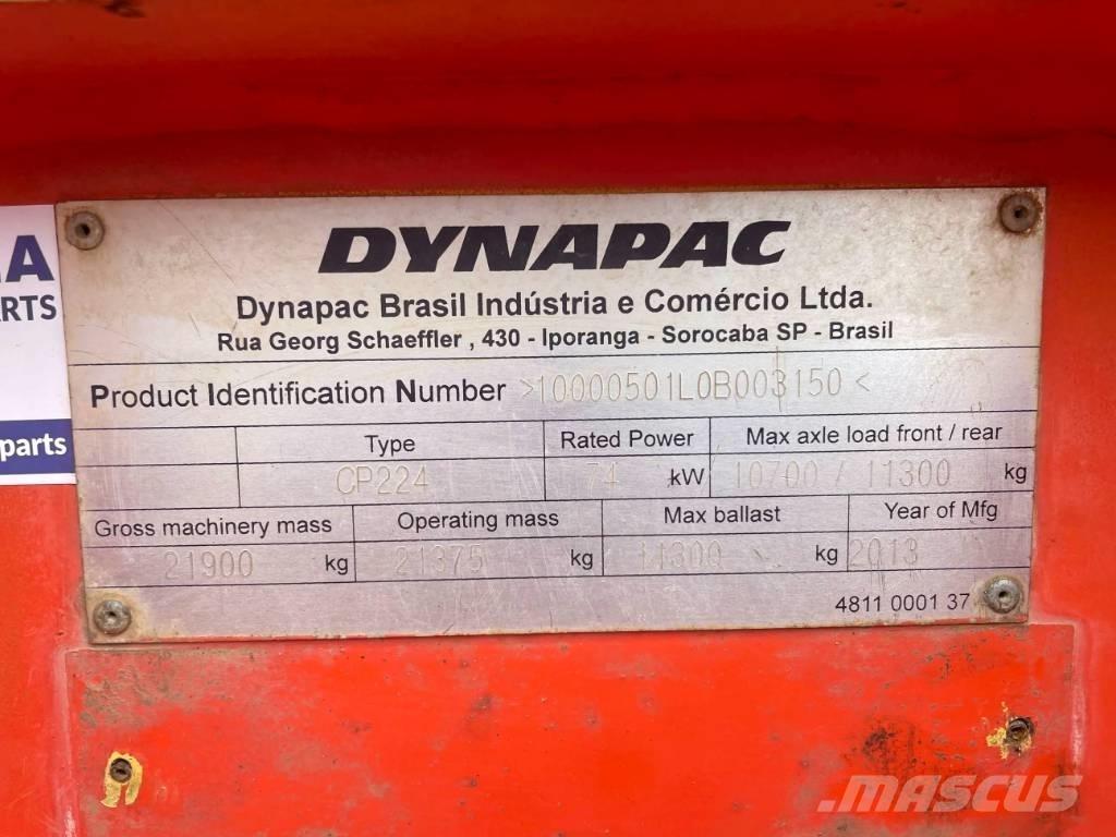 Dynapac CP224 Bandenwalsen