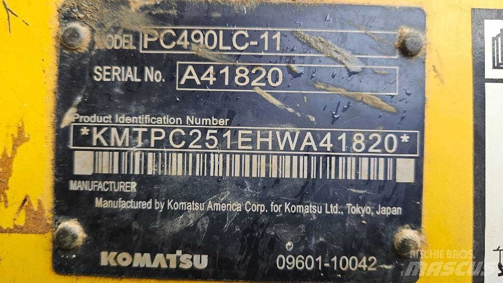 Komatsu PC 490 LC-11 Rupsgraafmachines