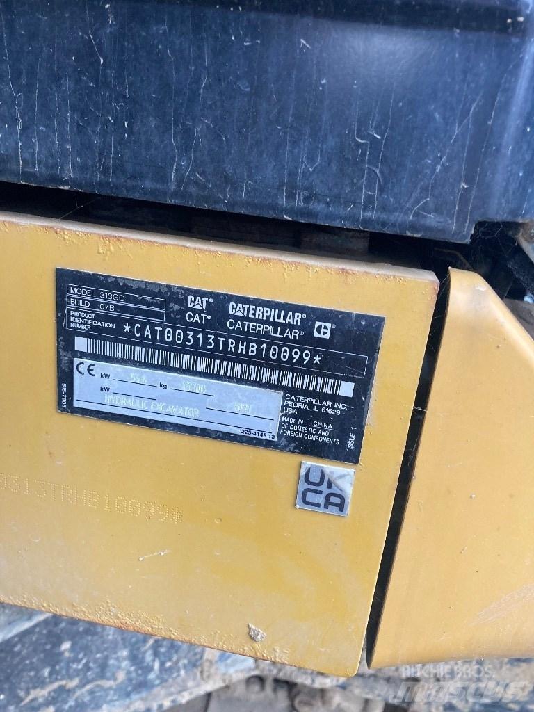 CAT 313 GC - nextgen Rupsgraafmachines