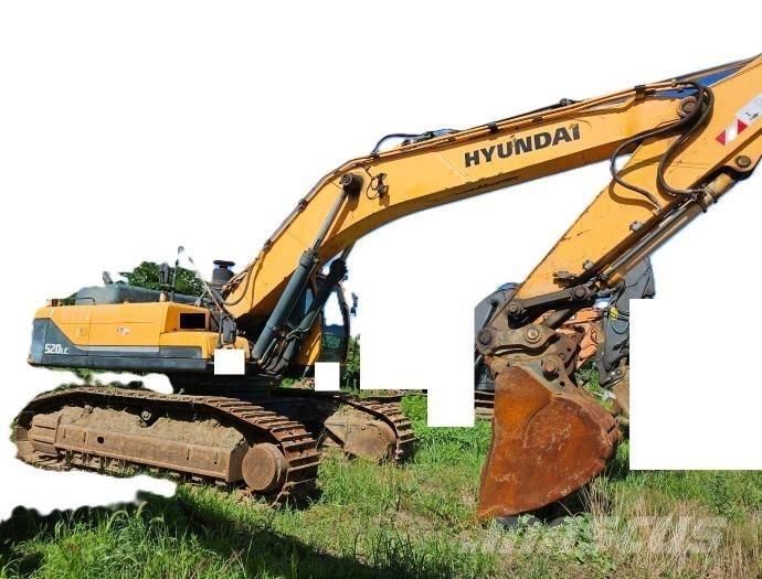 Hyundai Robex 520 LC Rupsgraafmachines