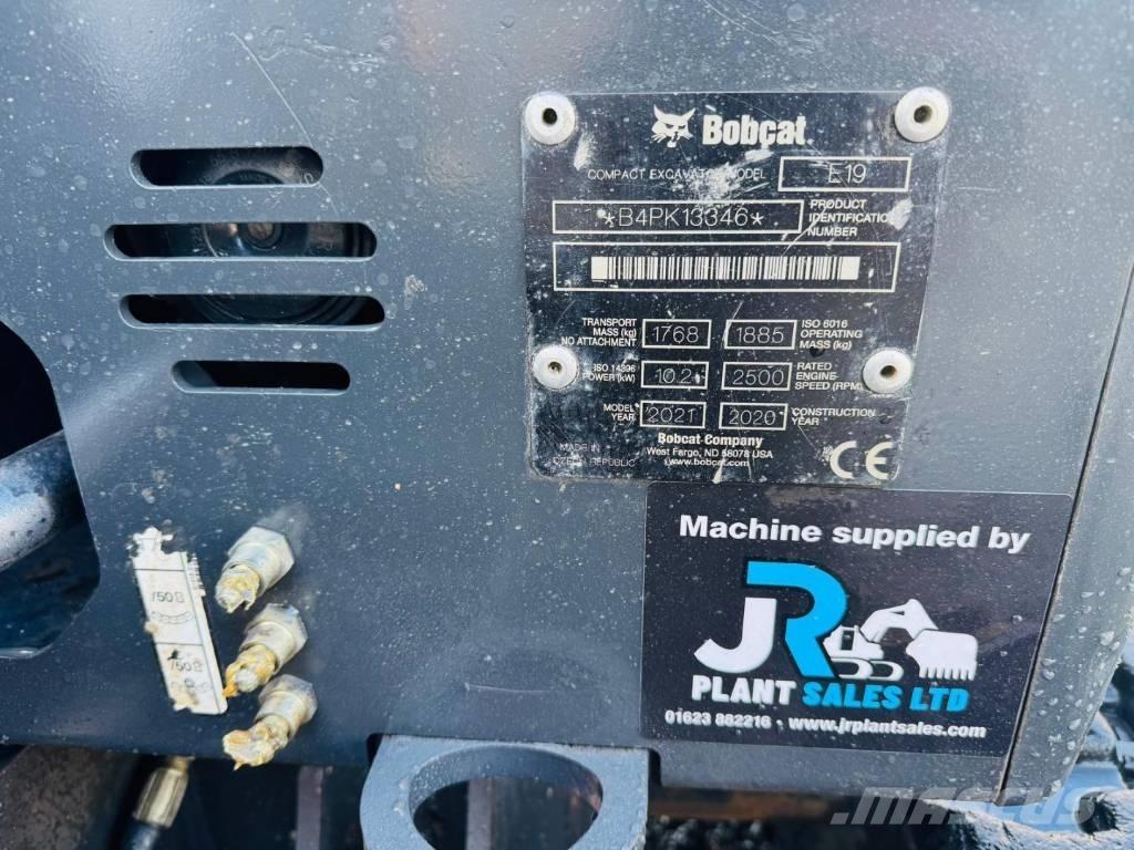 Bobcat E 19 Minigraafmachines < 7t