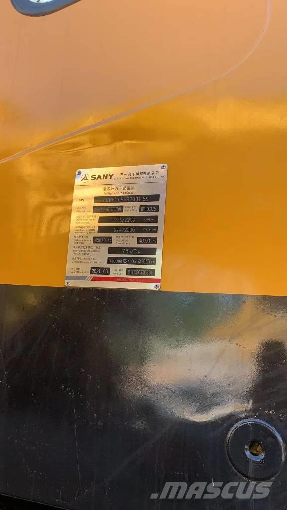 Sany 750s Kranen voor alle terreinen