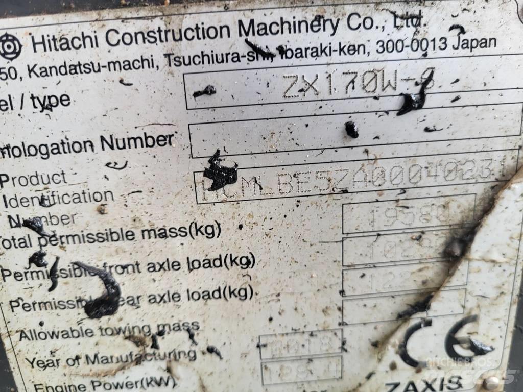 Hitachi ZX170W-6 Wielgraafmachines