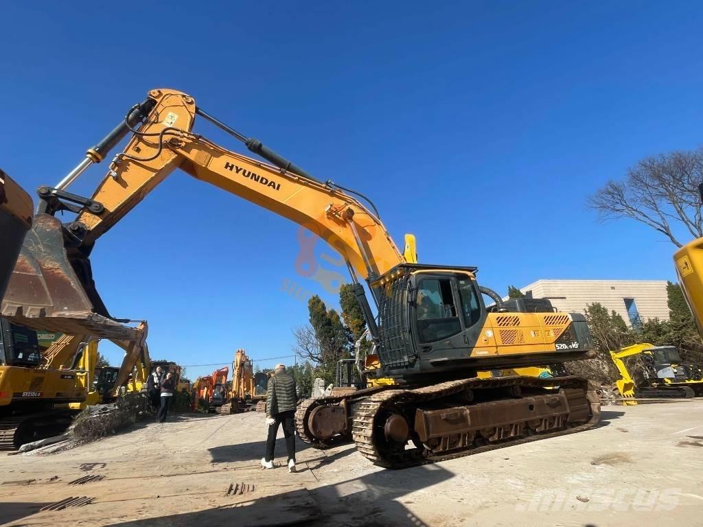 Hyundai Robex 520 VS Rupsgraafmachines