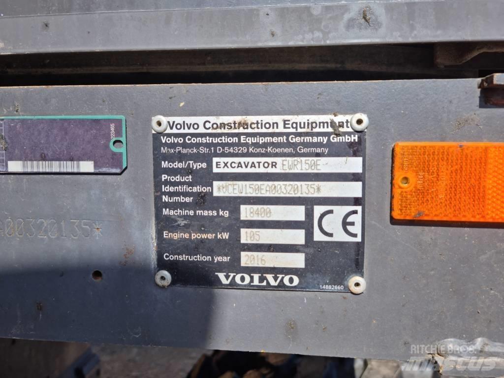 Volvo EWR 150 E Wielgraafmachines