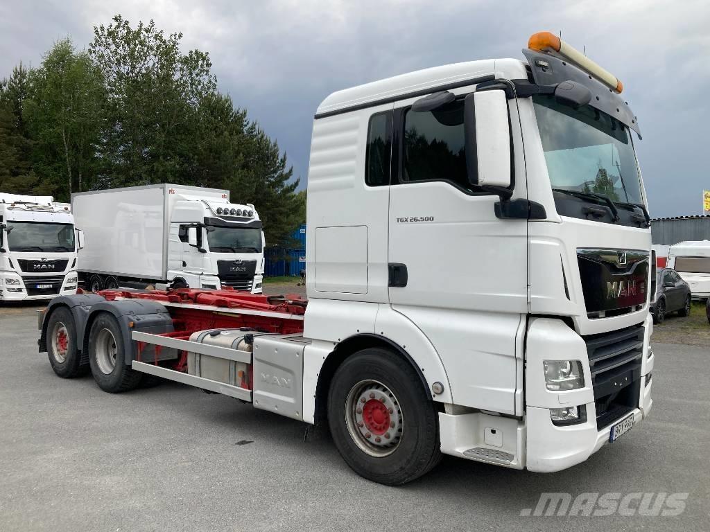 MAN TGX 26.500 6X2 Vrachtwagen met containersysteem