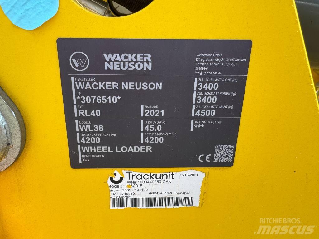 Wacker Neuson WL38 Wielladers