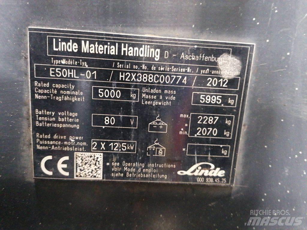 Linde E50HL-01 Elektrische heftrucks