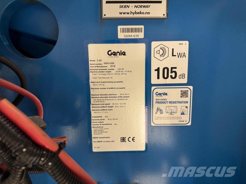 Genie S65 Telescoophoogwerkers