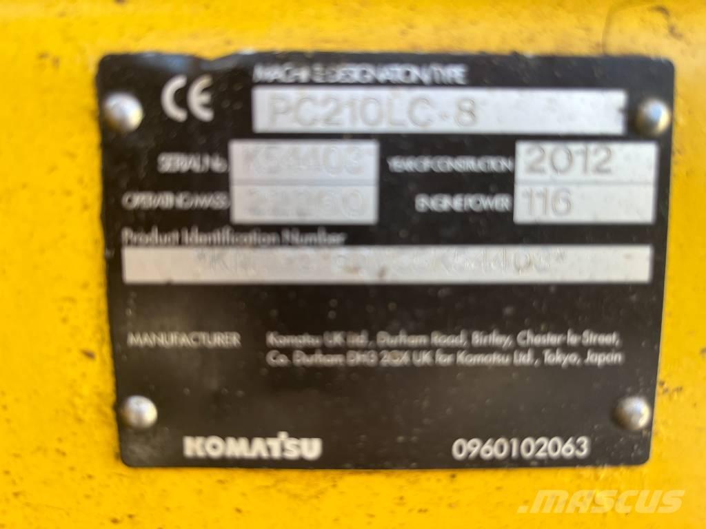 Komatsu PC 210 LC-8 Rupsgraafmachines