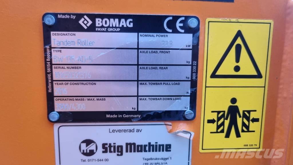 Bomag BW 135 AD-5 Duowalsen