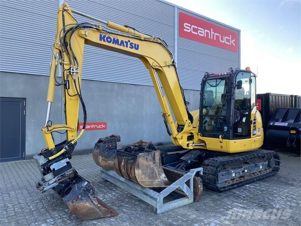 Komatsu PC80MR-5EO Wielgraafmachines