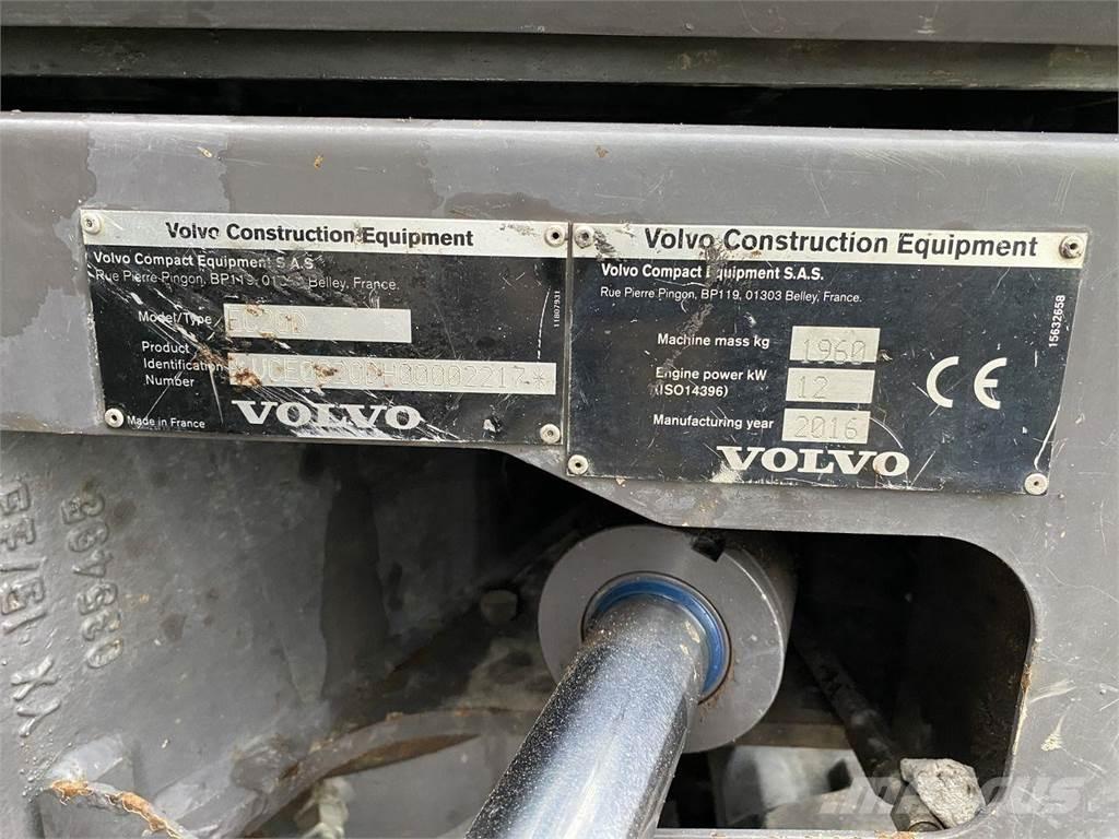 Volvo EC20D Wielgraafmachines