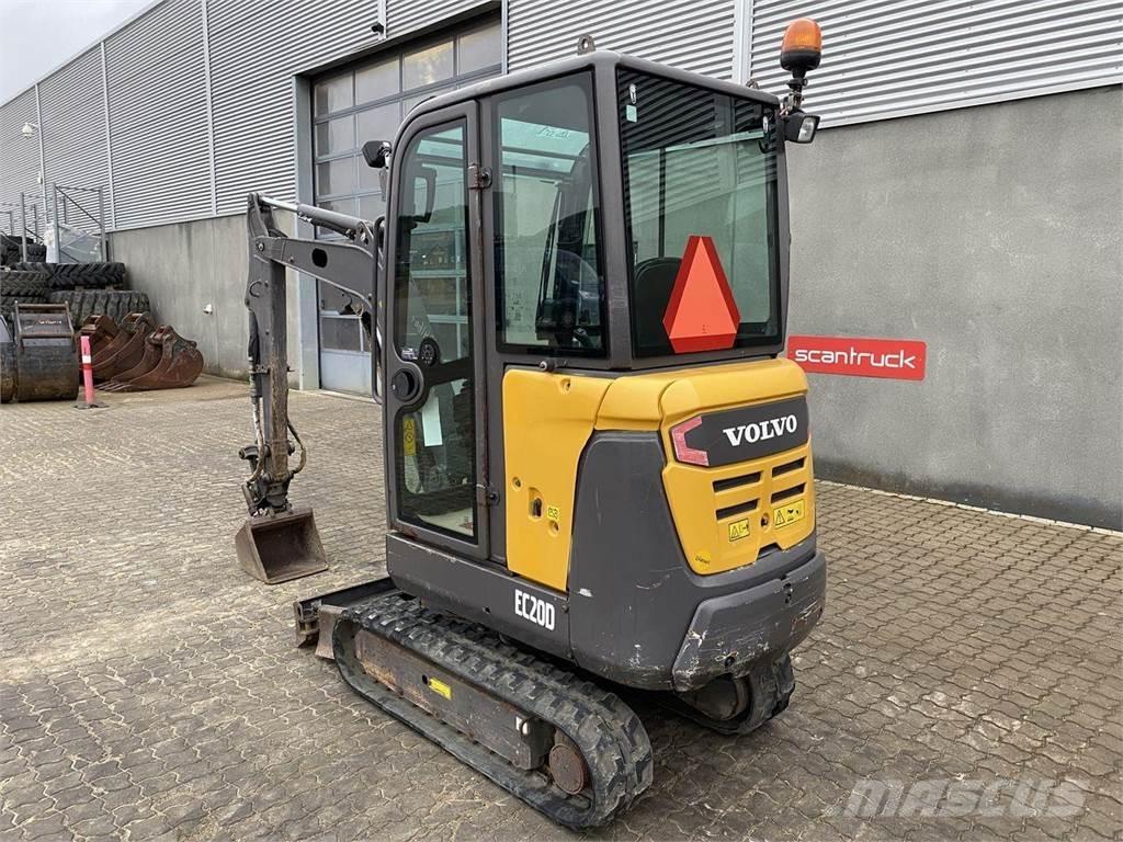 Volvo EC20D Wielgraafmachines