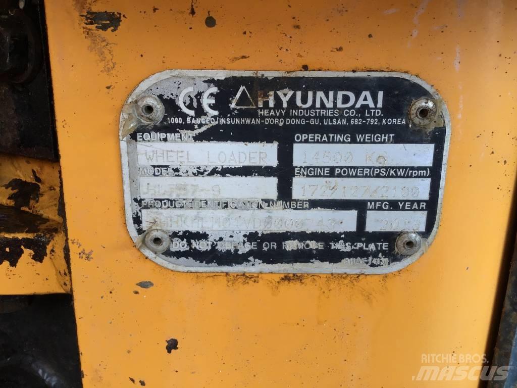Hyundai HL 757-9 Wielladers