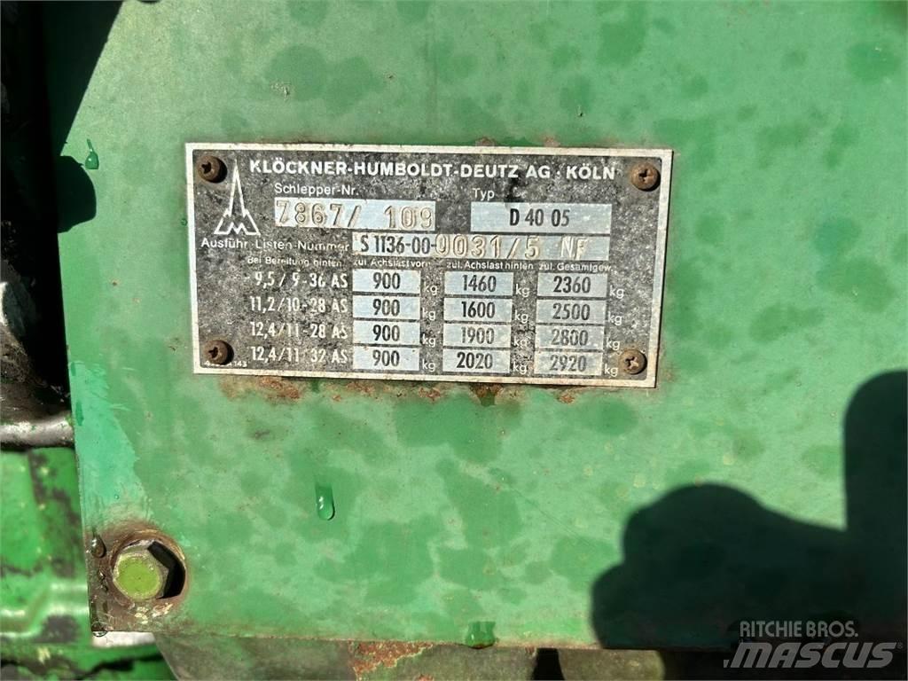 Deutz D 4005 Tractoren
