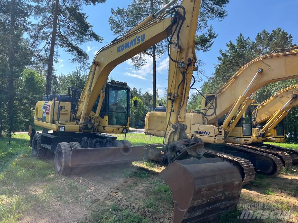 Komatsu PW 160-7 Wielgraafmachines