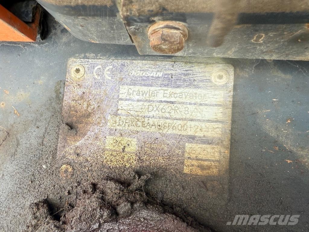 Doosan DX 62 R-3 Minigraafmachines < 7t