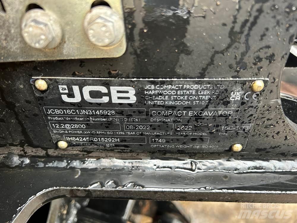 JCB 16C-1 Minigraafmachines < 7t