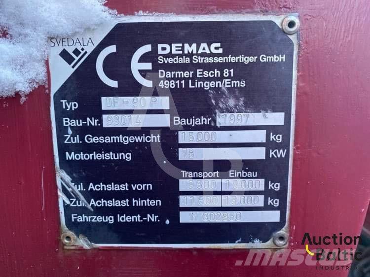 Demag DF 90 P Asfaltafwerkmachines