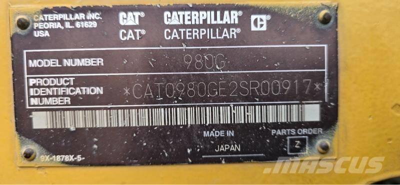 CAT 980G Wielladers