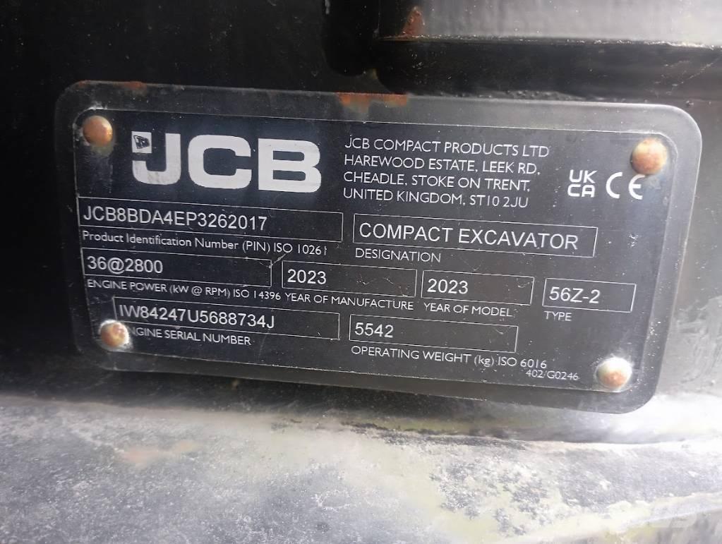 JCB JCB 56Z-2 Minigraafmachines < 7t
