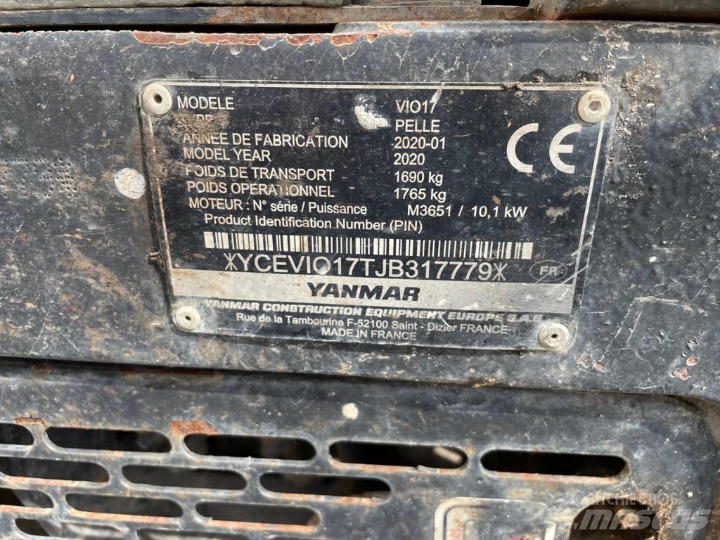 Yanmar Vio 17 U Minigraafmachines < 7t