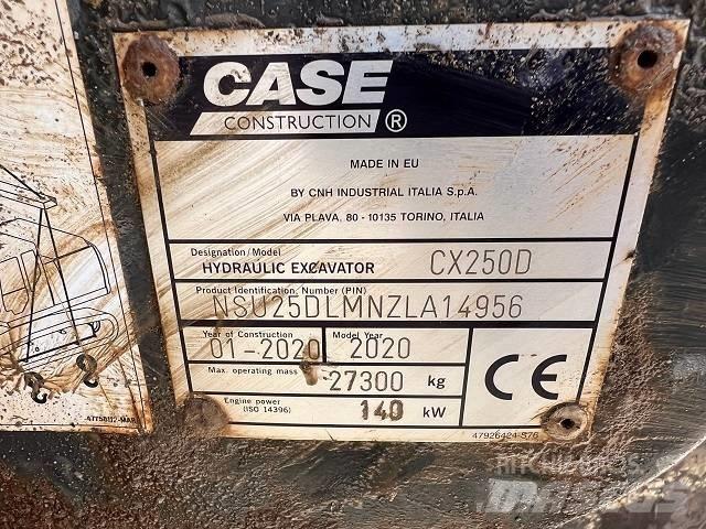 CASE CX 250 D Rupsgraafmachines