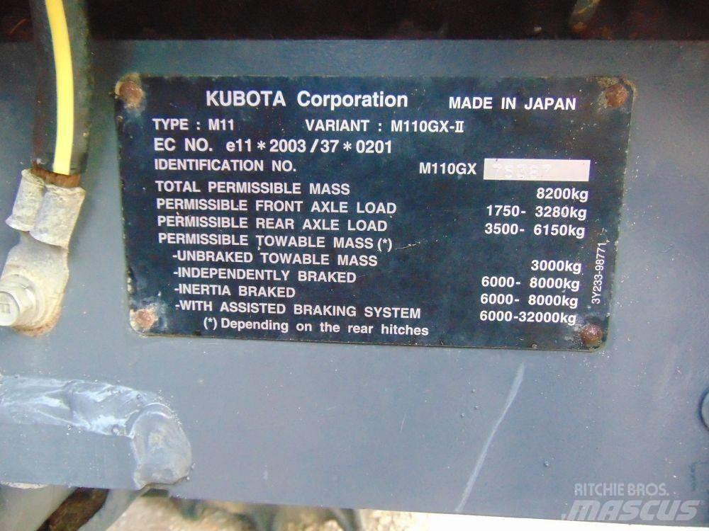 Kubota M 110 GX Tractoren