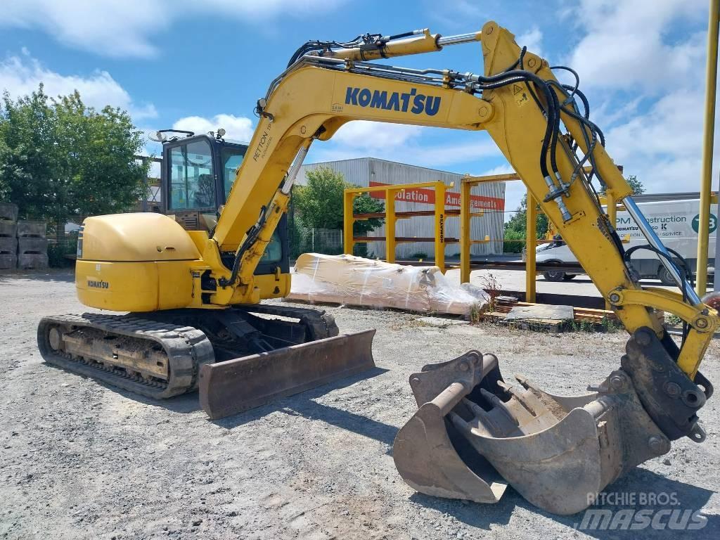 Komatsu PC80MR-5 Midigraafmachines 7t - 12t