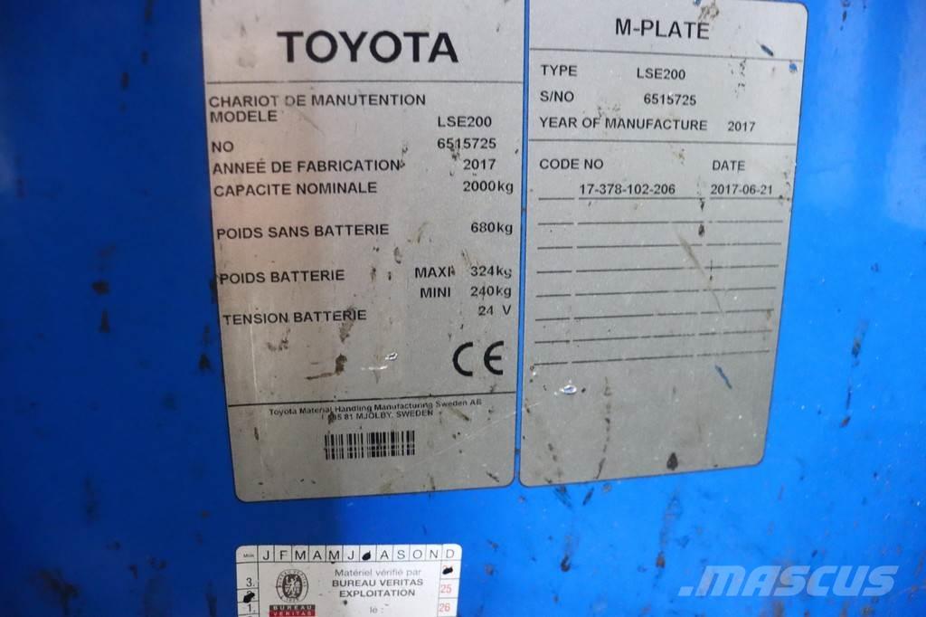 Toyota LSE200 Orderpicker voor laag niveau