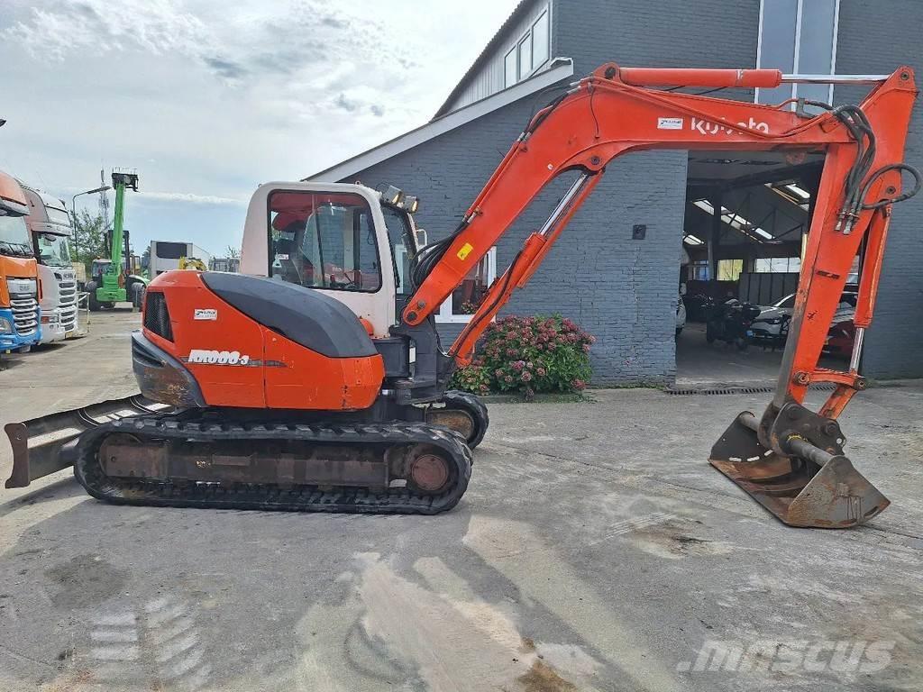 Kubota KX080 Midigraafmachines 7t - 12t