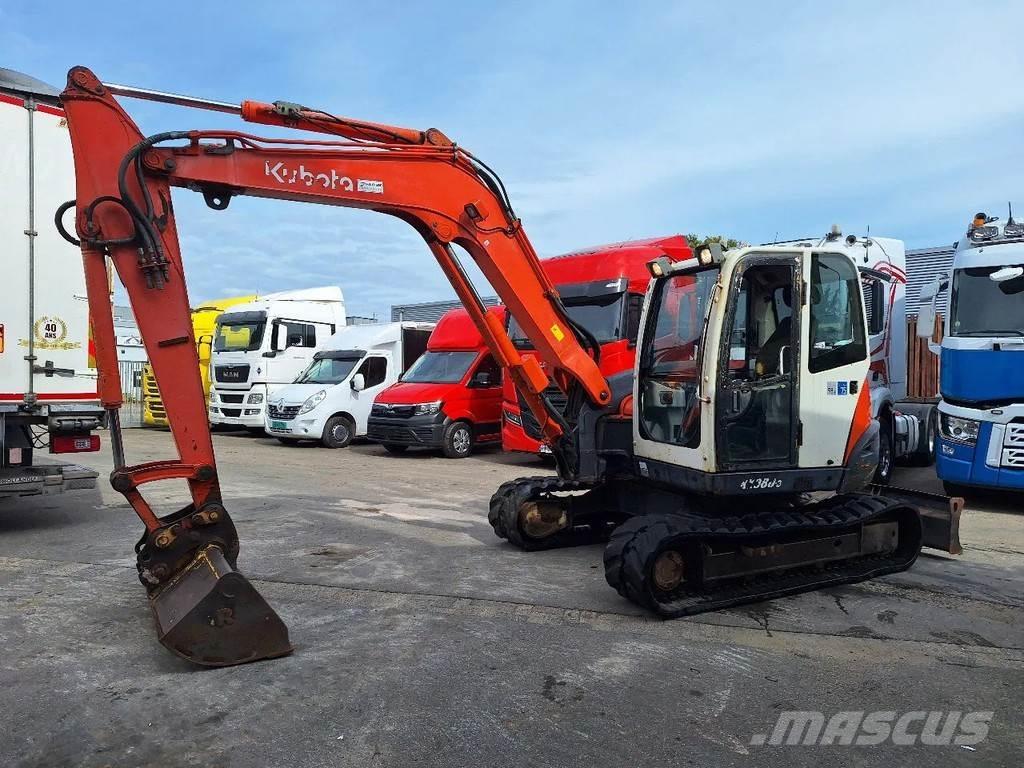 Kubota KX080 Midigraafmachines 7t - 12t