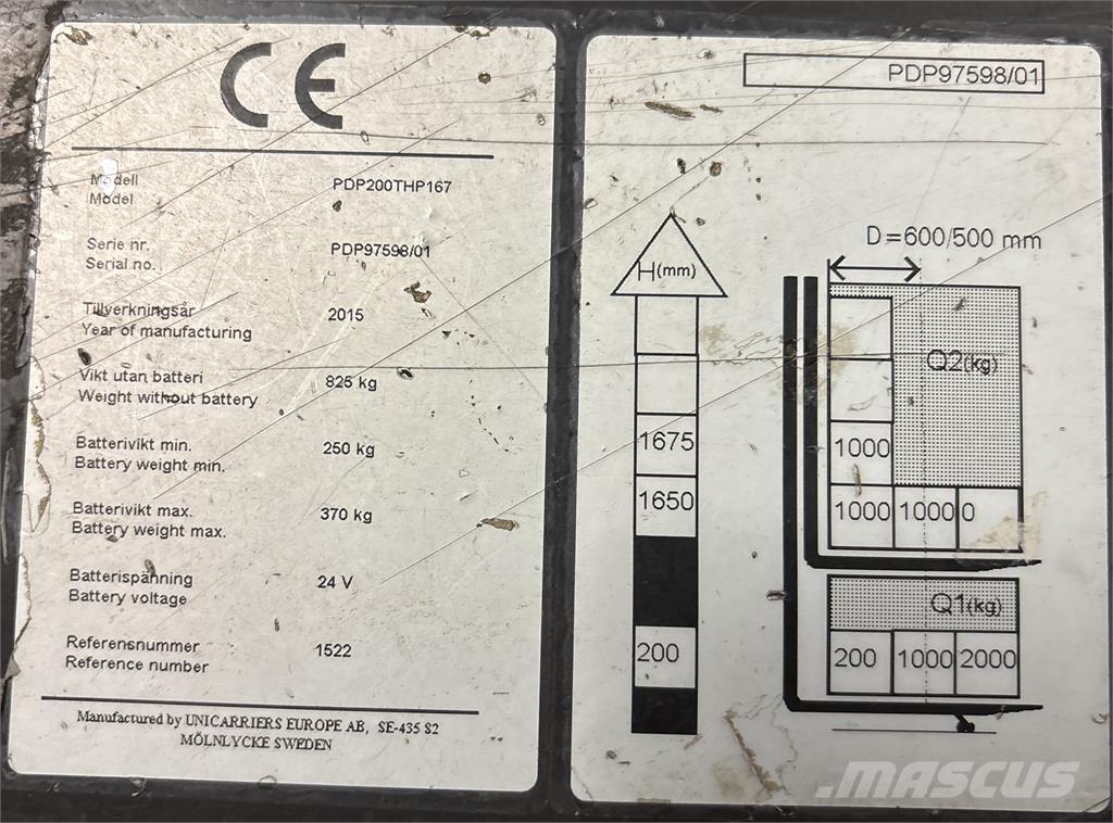 Atlet PDP200 Zelfrijdende stapelaars
