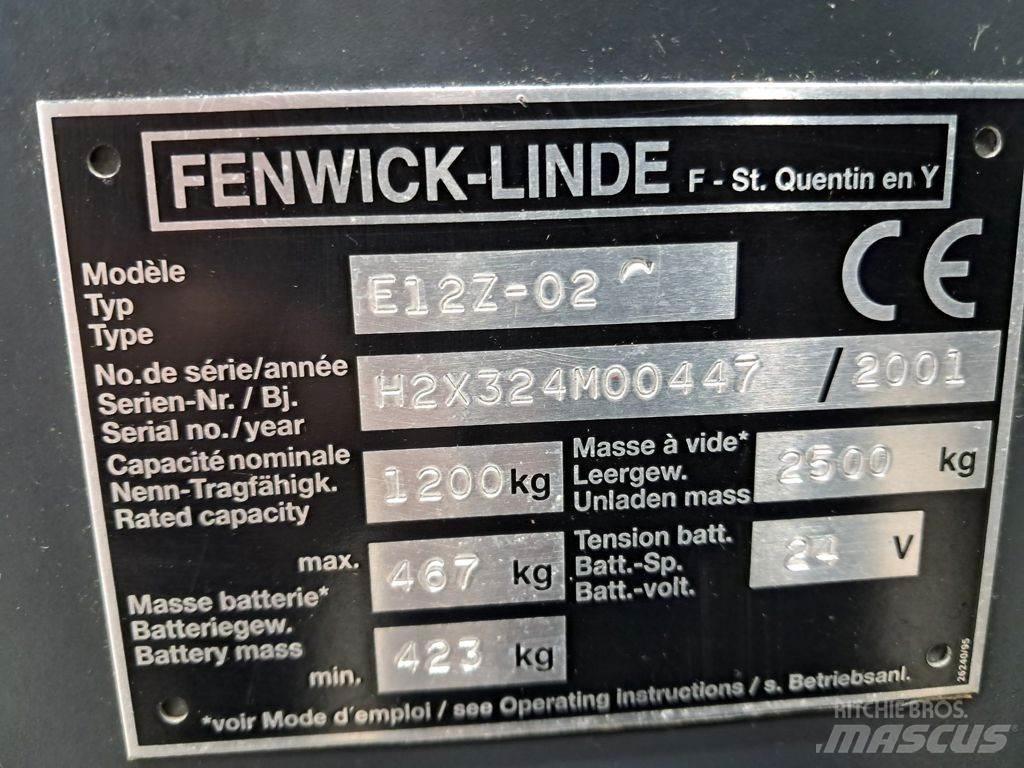 Linde E12Z-02 Elektrische heftrucks